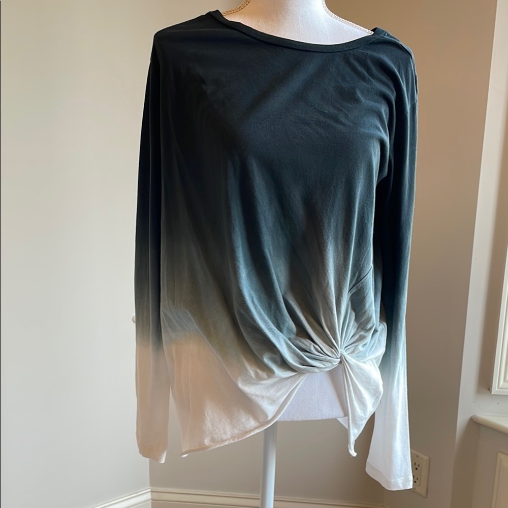 Gradient Long Sleeve Top
